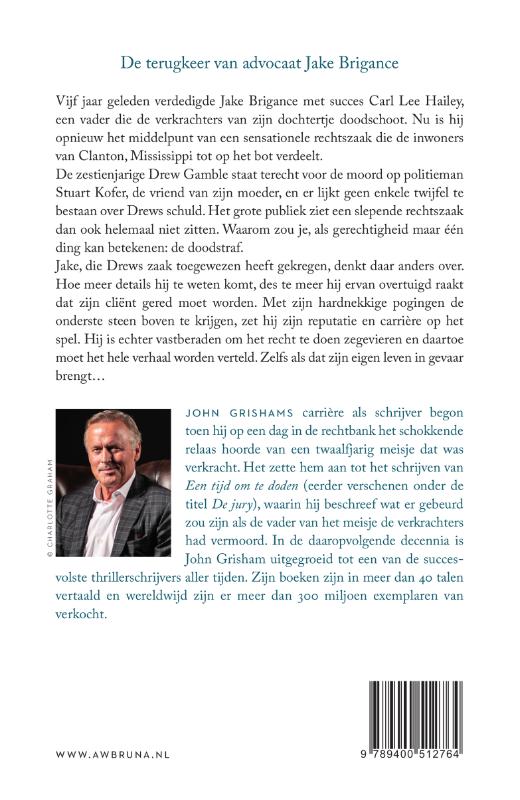 Achterkant van Een tijd voor genade