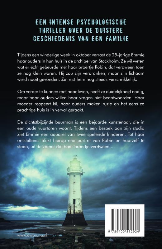 Achterkant van De duisternis tussen ons