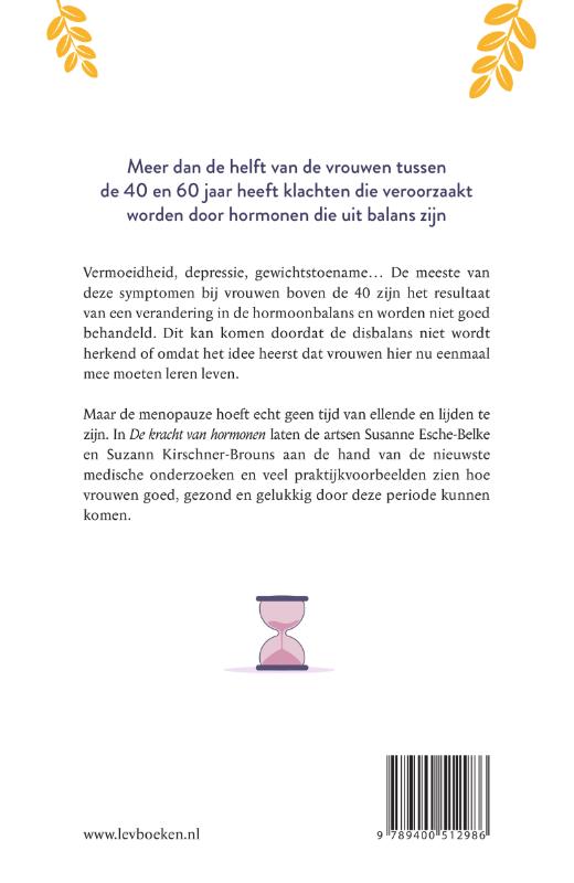Achterkant van De kracht van hormonen