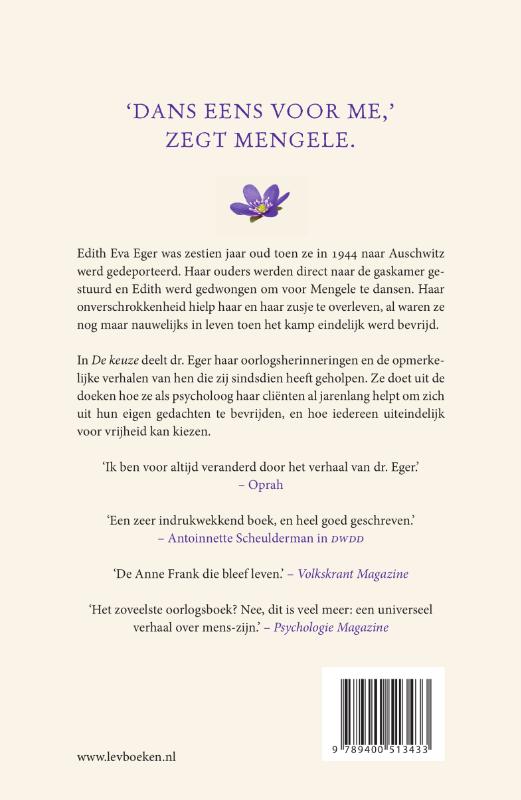 Achterkant van De keuze