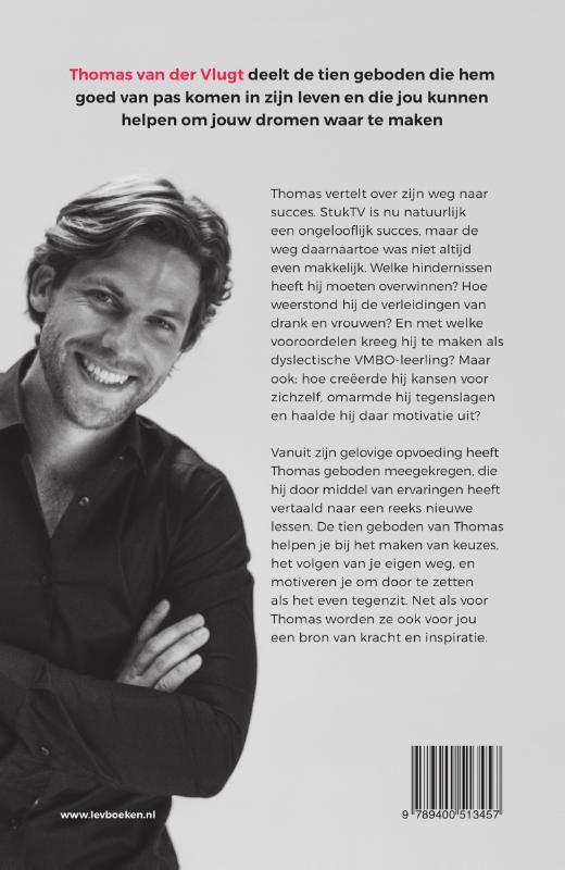 Achterkant van De tien geboden van Thomas