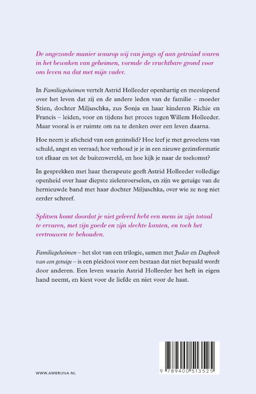 Achterkant van Familiegeheimen