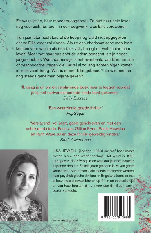 Achterkant van Toen was ze weg