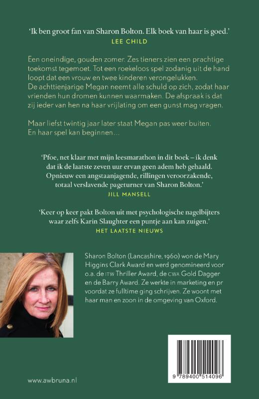 Achterkant van Die zomer