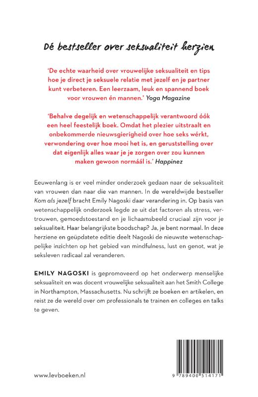 Achterkant van Kom als jezelf