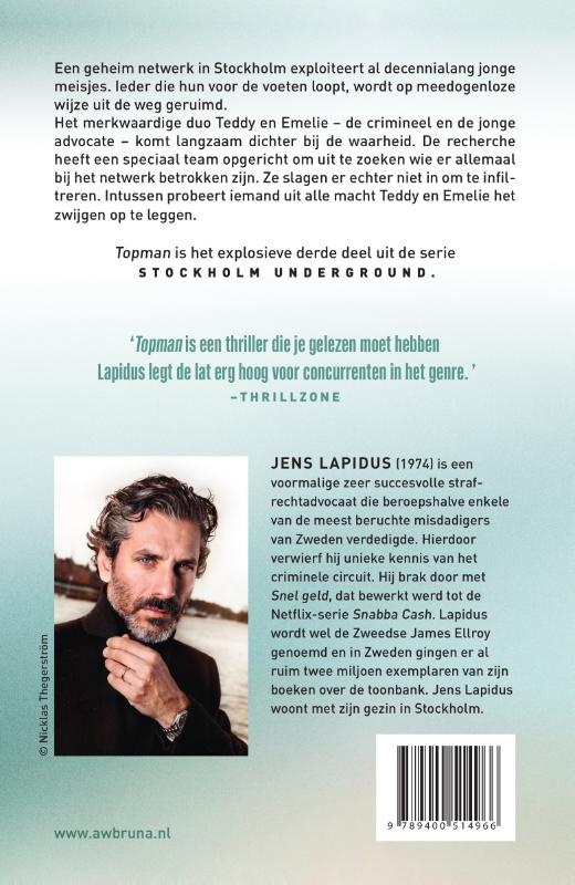 Achterkant van Topman