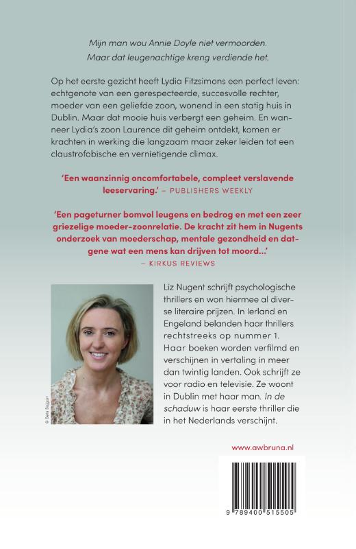 Achterkant van In de schaduw