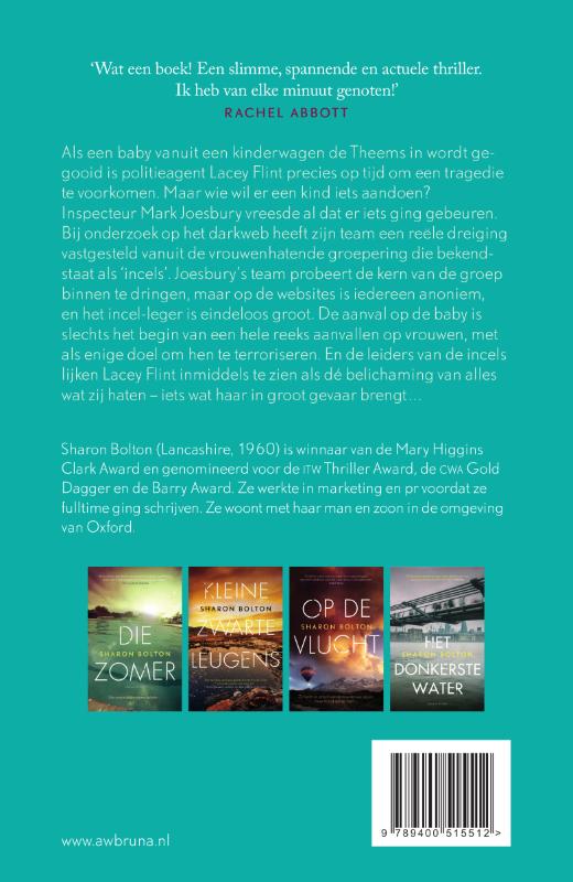 Achterkant van In het duister