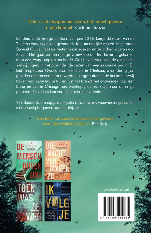 Achterkant van De mensen die bleven
