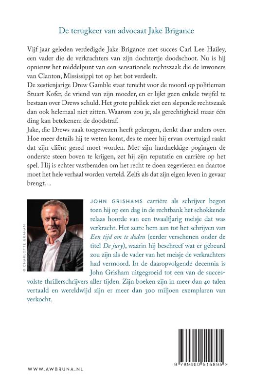 Achterkant van Een tijd voor genade