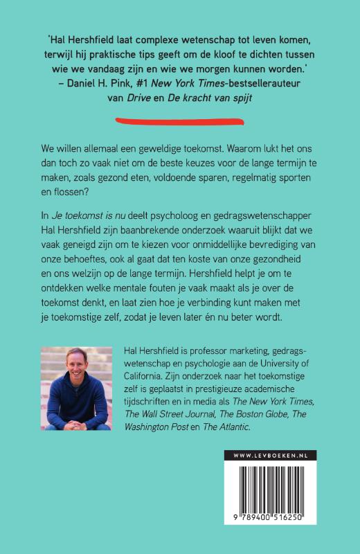 Achterkant van Je toekomst is nu