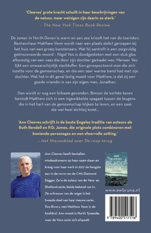Achterkant van De schreeuw van de reiger