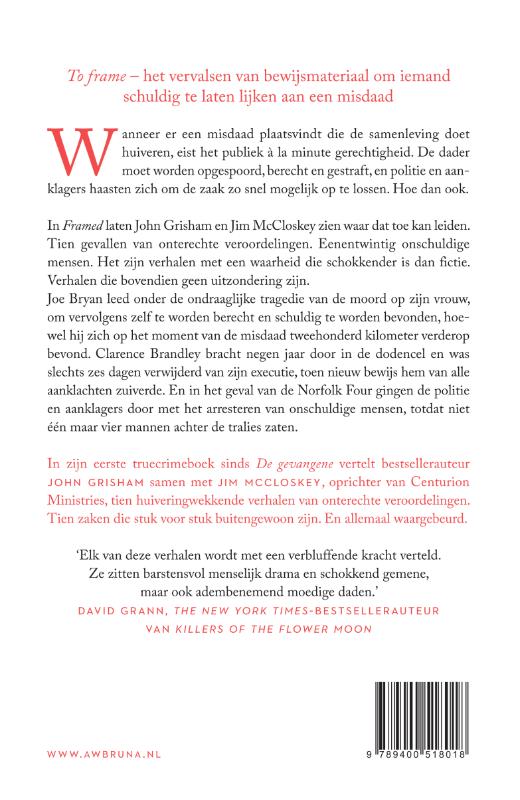 Achterkant van Framed