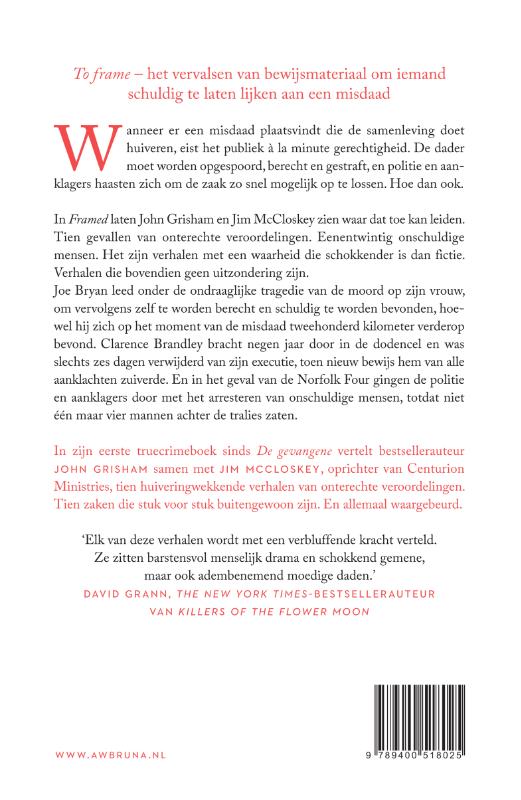 Achterkant van Framed