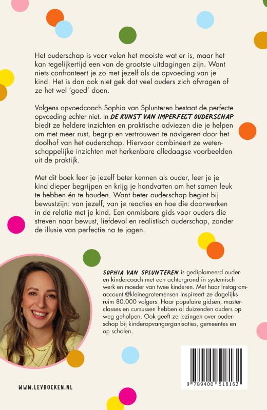 Achterkant van De kunst van imperfect ouderschap