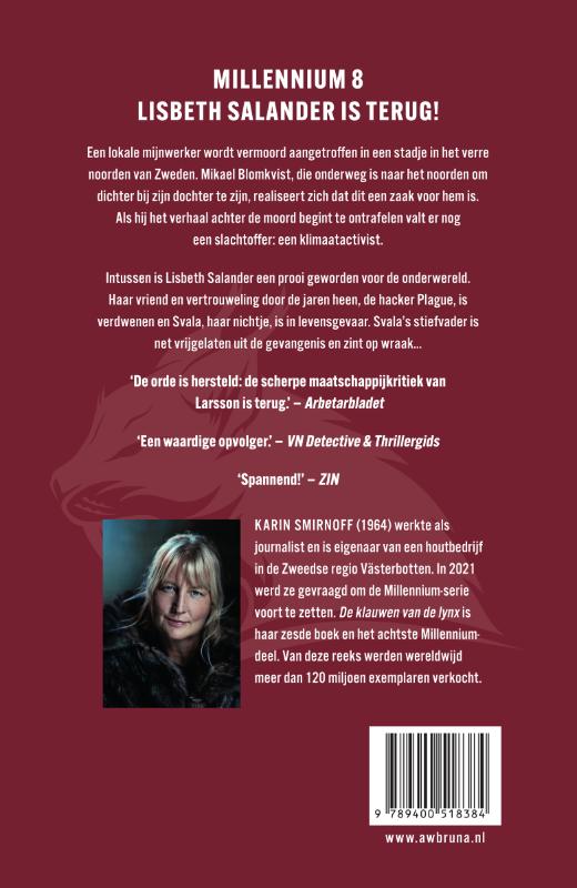 Achterkant van De klauwen van de lynx
