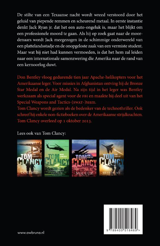 Achterkant van Tom Clancy Kernaanval