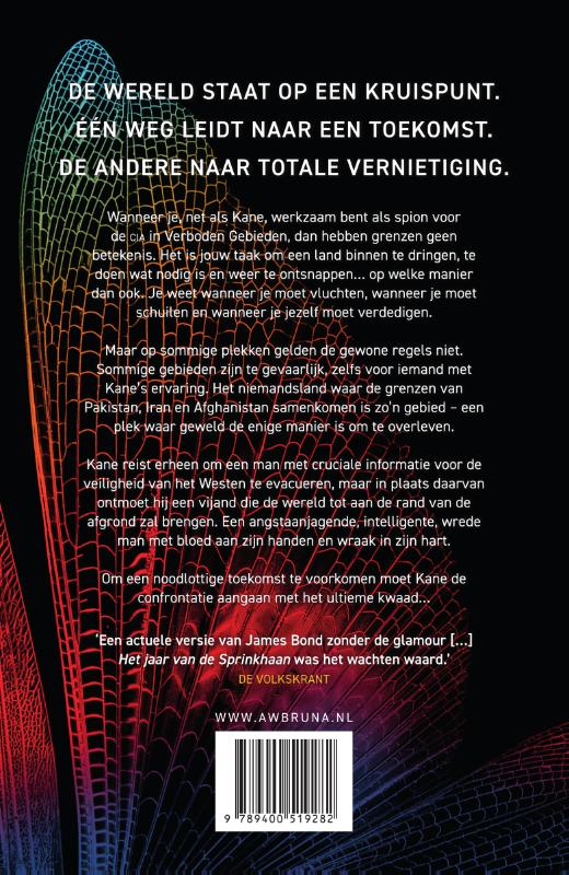 Achterkant van Het jaar van de Sprinkhaan