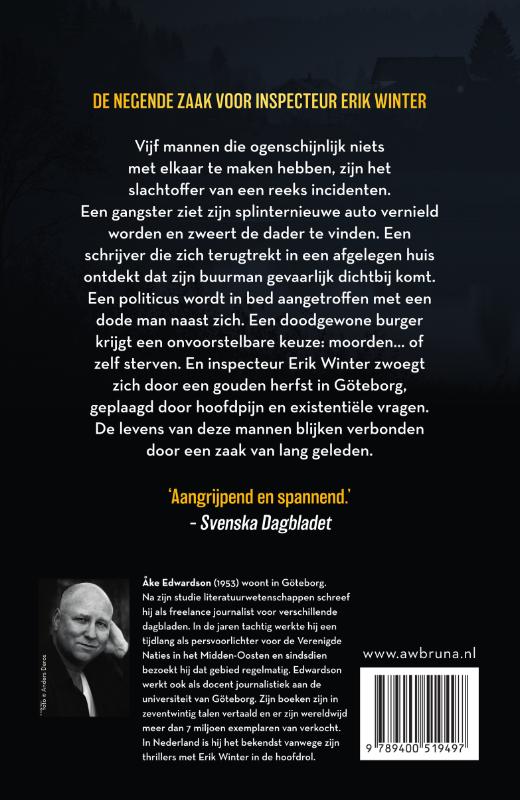 Achterkant van Nog niet dood