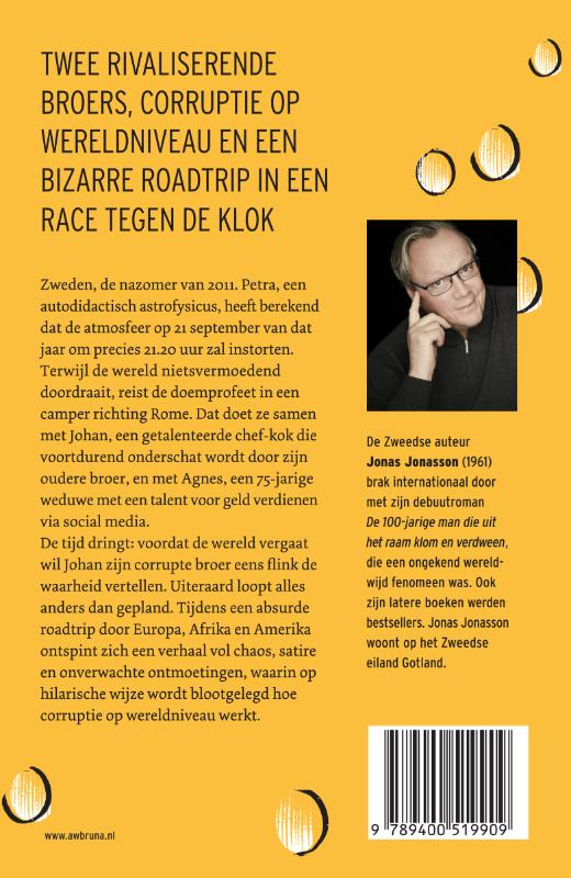 Achterkant van De profeet en de idioot