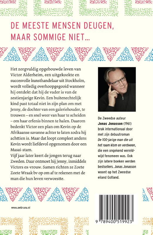 Achterkant van Zoete Zoete Wraak BV