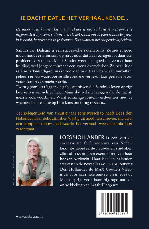 Achterkant van Vrijdag