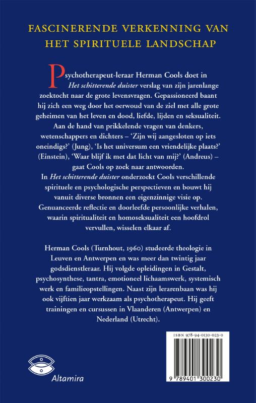 Achterkant van Het schitterende duister