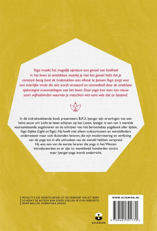 Achterkant van Yoga als levenskunst