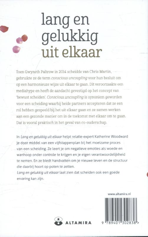 Achterkant van Lang en gelukkig uit elkaar