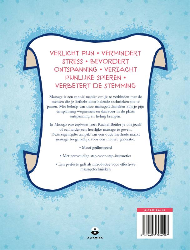 Achterkant van Massage voor beginners