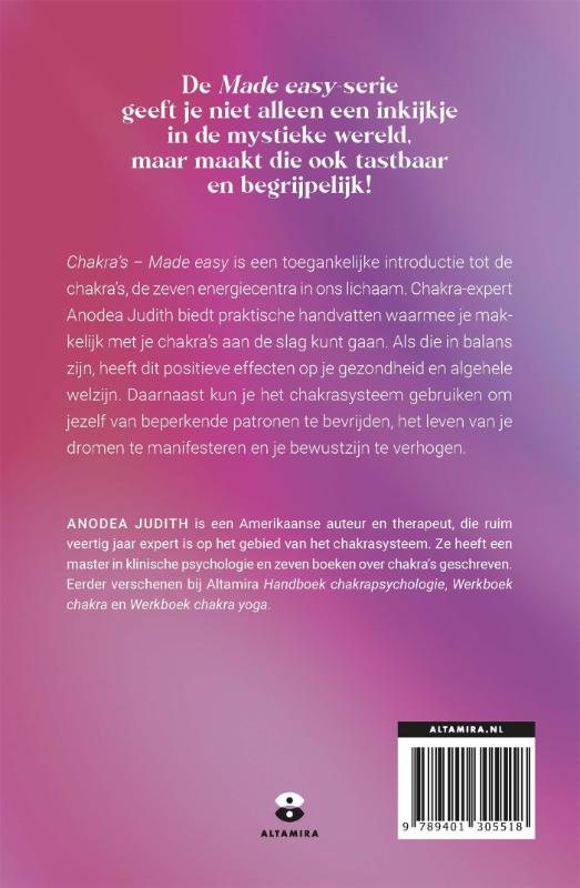Achterkant van Chakra's - Made easy
