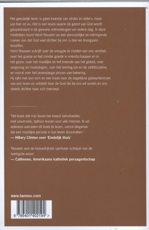 Achterkant van Hier en nu