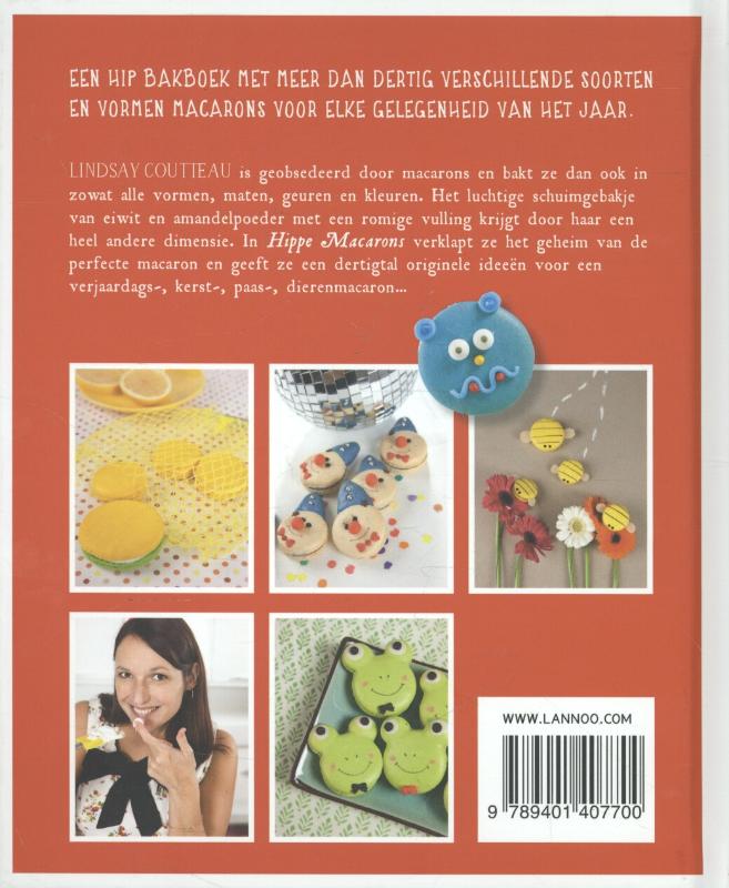 Achterkant van Hippe macarons