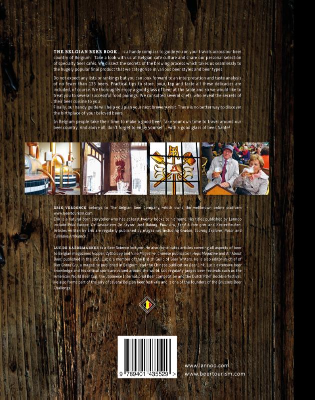 Achterkant van The Belgian Beer book MIDPRICE