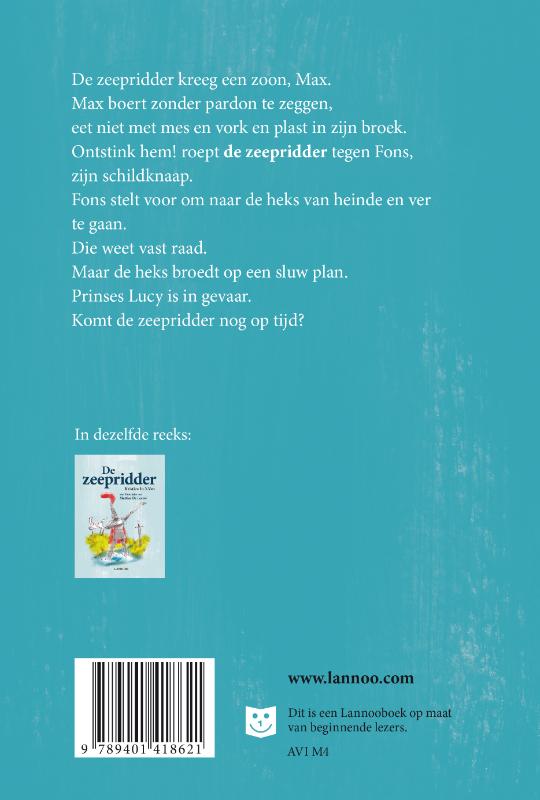 Achterkant van De zeepridder en de heks van heinde en ver