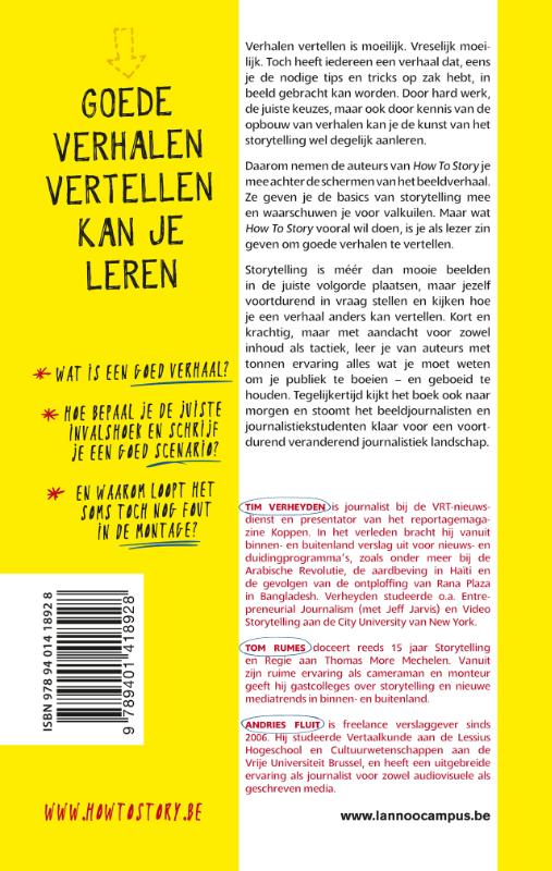 Achterkant van How To Story