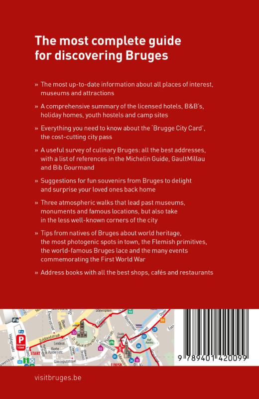 Achterkant van Bruges City Guide 2015
