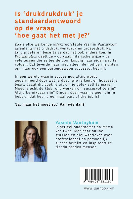 Achterkant van Workaholics