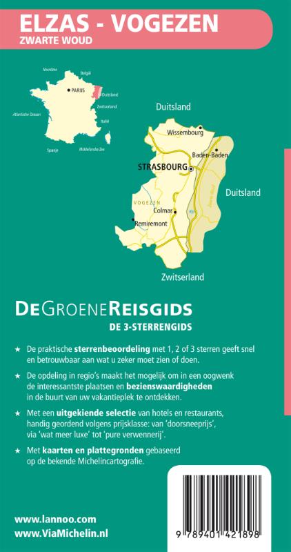 Achterkant van Elzas-Vogezen