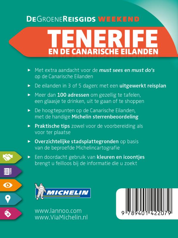 Achterkant van Tenerife en de Canarische eilanden