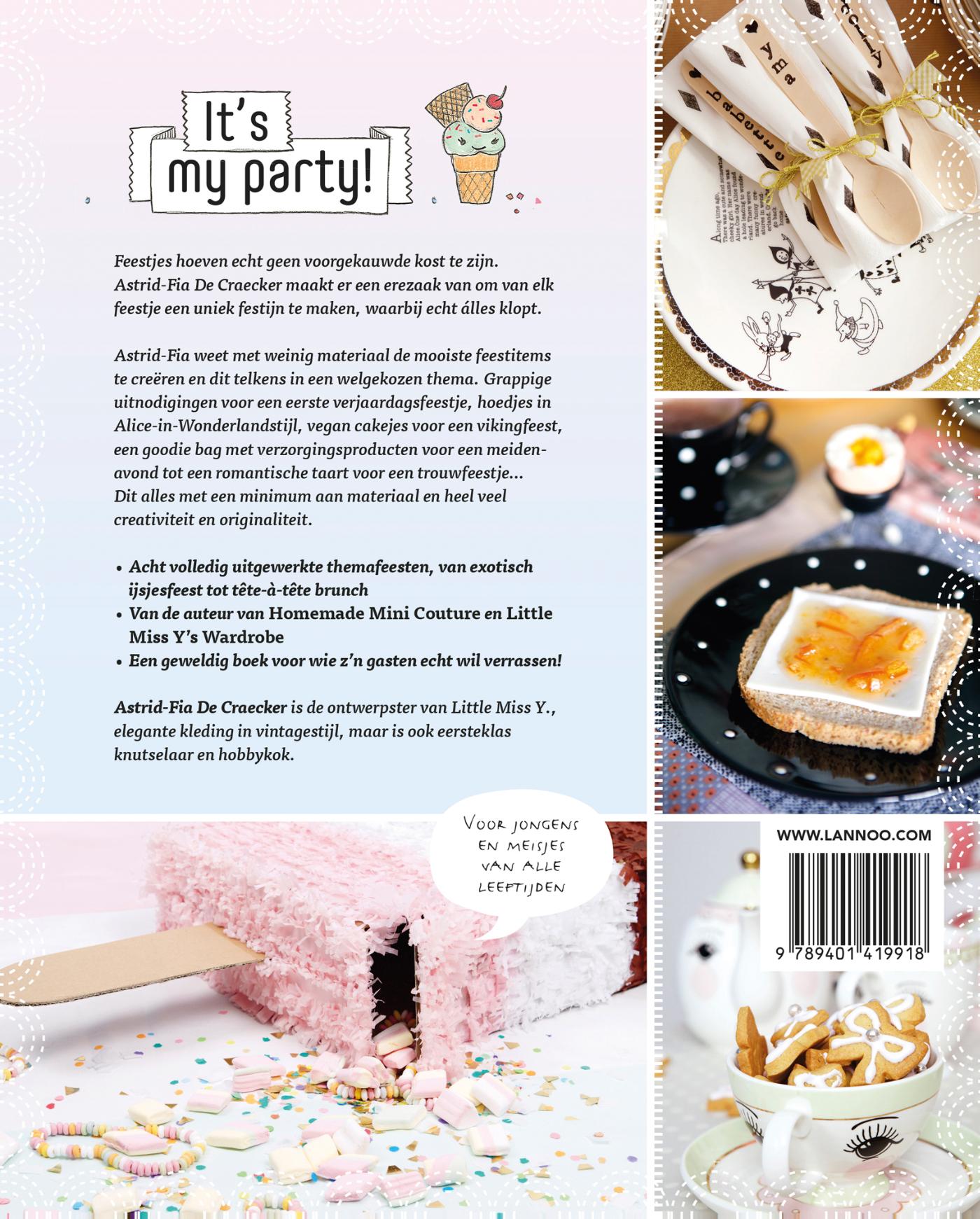 Achterkant van It's my party