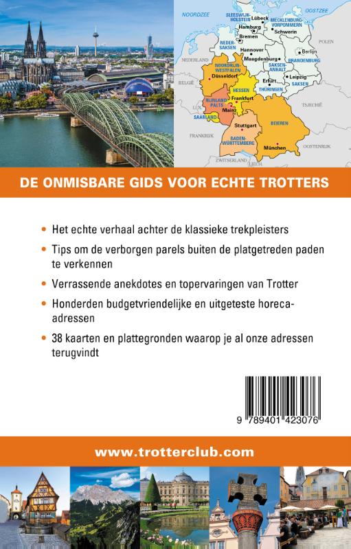Achterkant van Trotter