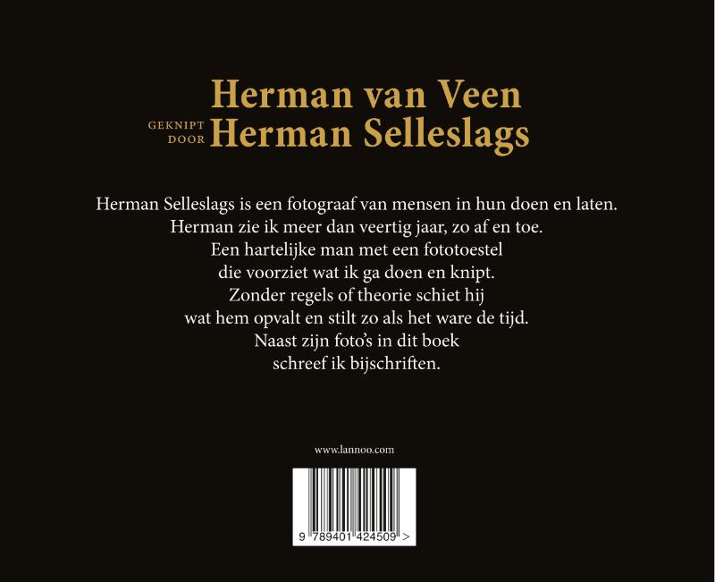Achterkant van Herman van Veen