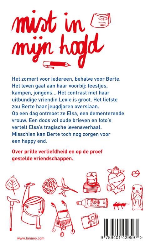 Achterkant van Mist in mijn hoofd