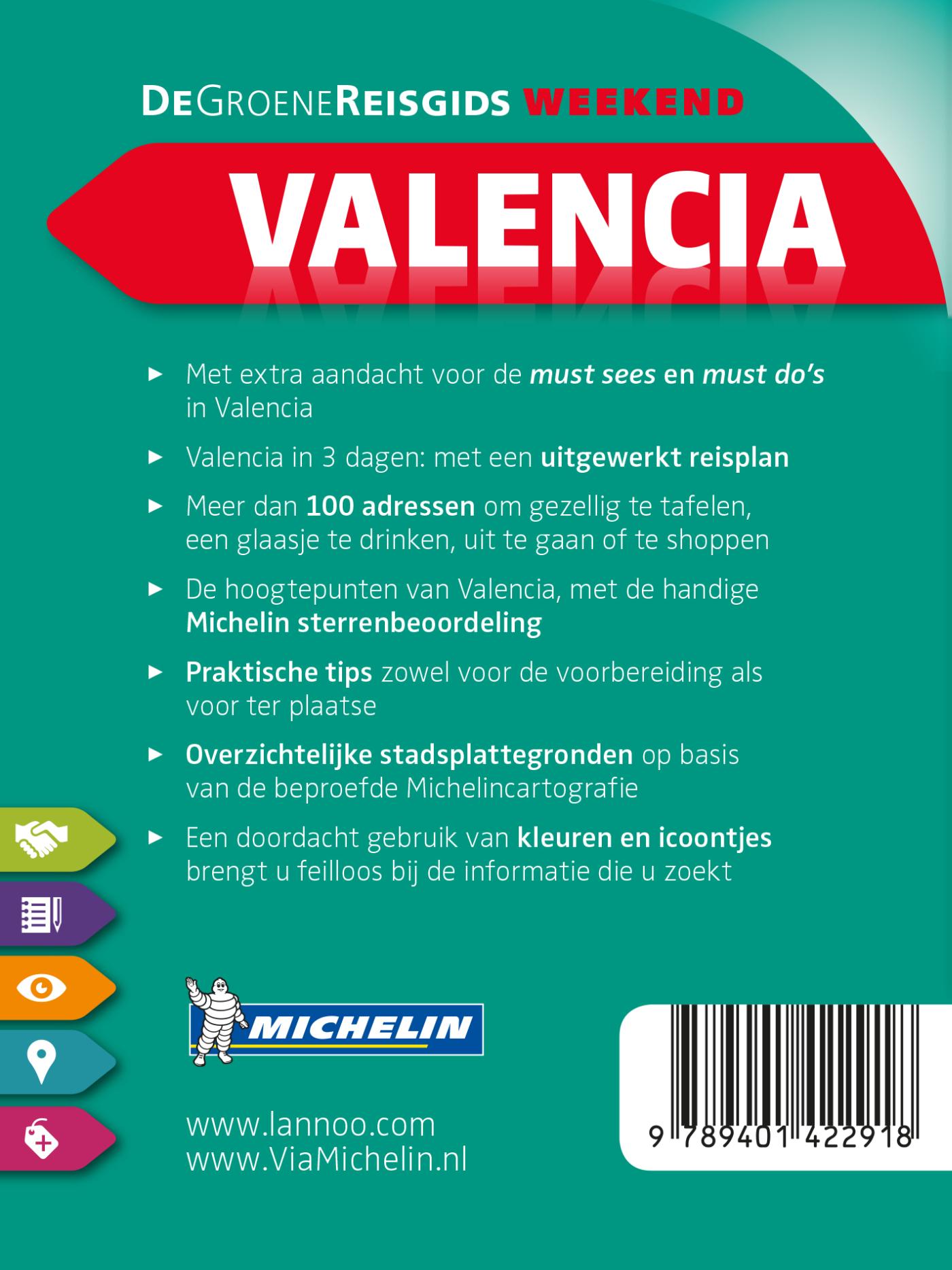 Achterkant van De Groene Reisgids Weekend - Valencia (E-boek - ePub-formaat)