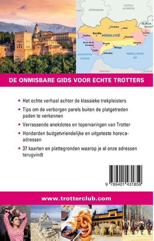 Achterkant van Trotter Andalusië