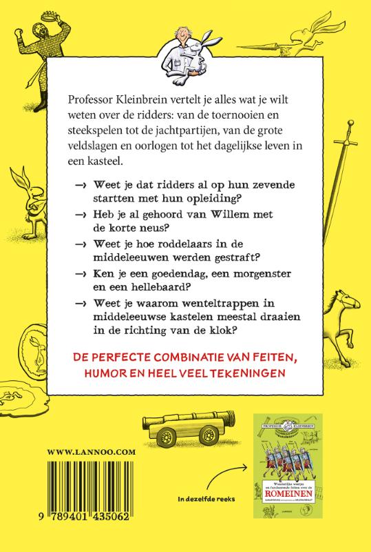 Achterkant van Wonderlijke weetjes en fascinerende feiten over de ridders