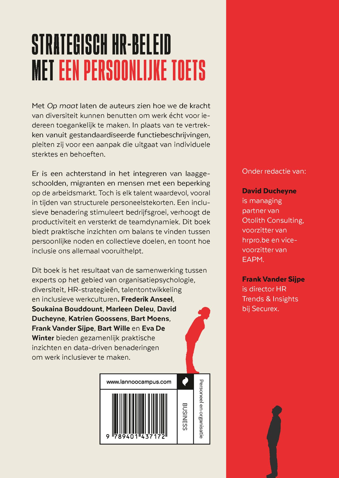 Achterkant van Op maat