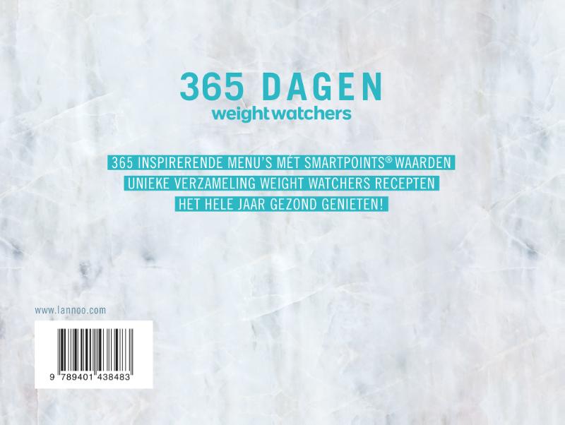 Achterkant van 365 dagen Weight Watchers