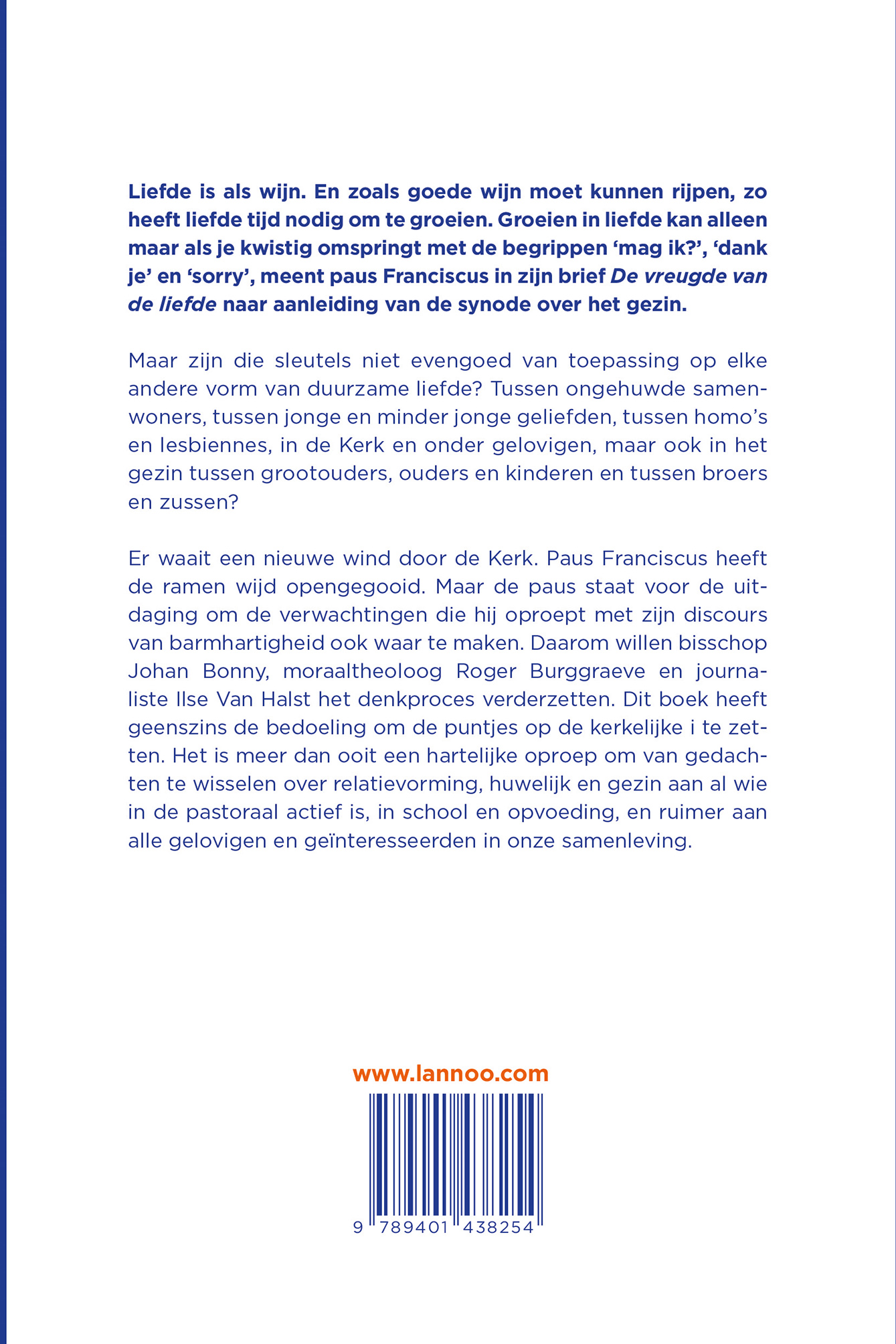 Achterkant van Mag ik? Dank je. Sorry